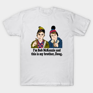 SCTV BOB AND DOUG MCKENZIE FAN ART T-Shirt